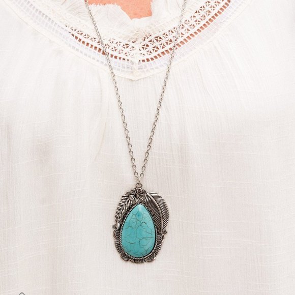 Tropical Mirage Blue Necklace